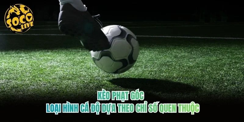 Kèo phạt góc - Loại hình cá độ dựa theo chỉ số quen thuộc